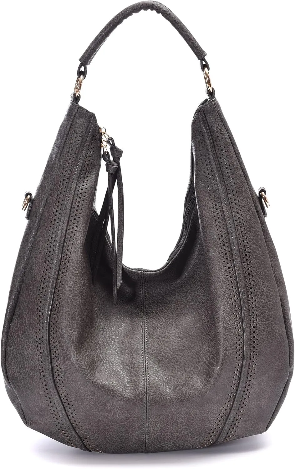 Women Hobo Bags Oversized Leather Handbags PU Crossbody Shoulder Totes Winter Stylish Purses
