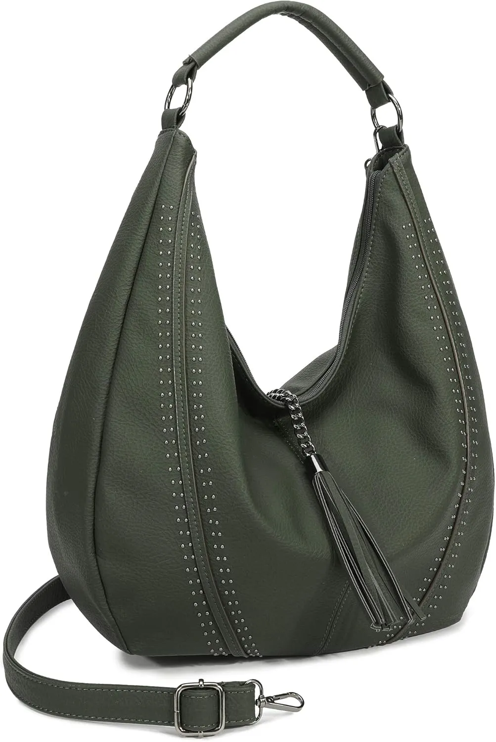 Women Hobo Bags Oversized Leather Handbags PU Crossbody Shoulder Totes Winter Stylish Purses