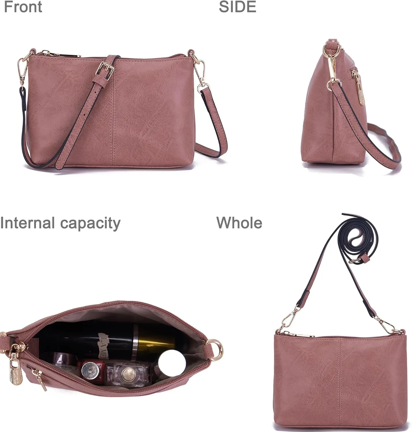 Women Large Crossbody Bags Ladies Satchel Shoulder Handbags Purse and Wallet Set for Women Totes Hobo Purses