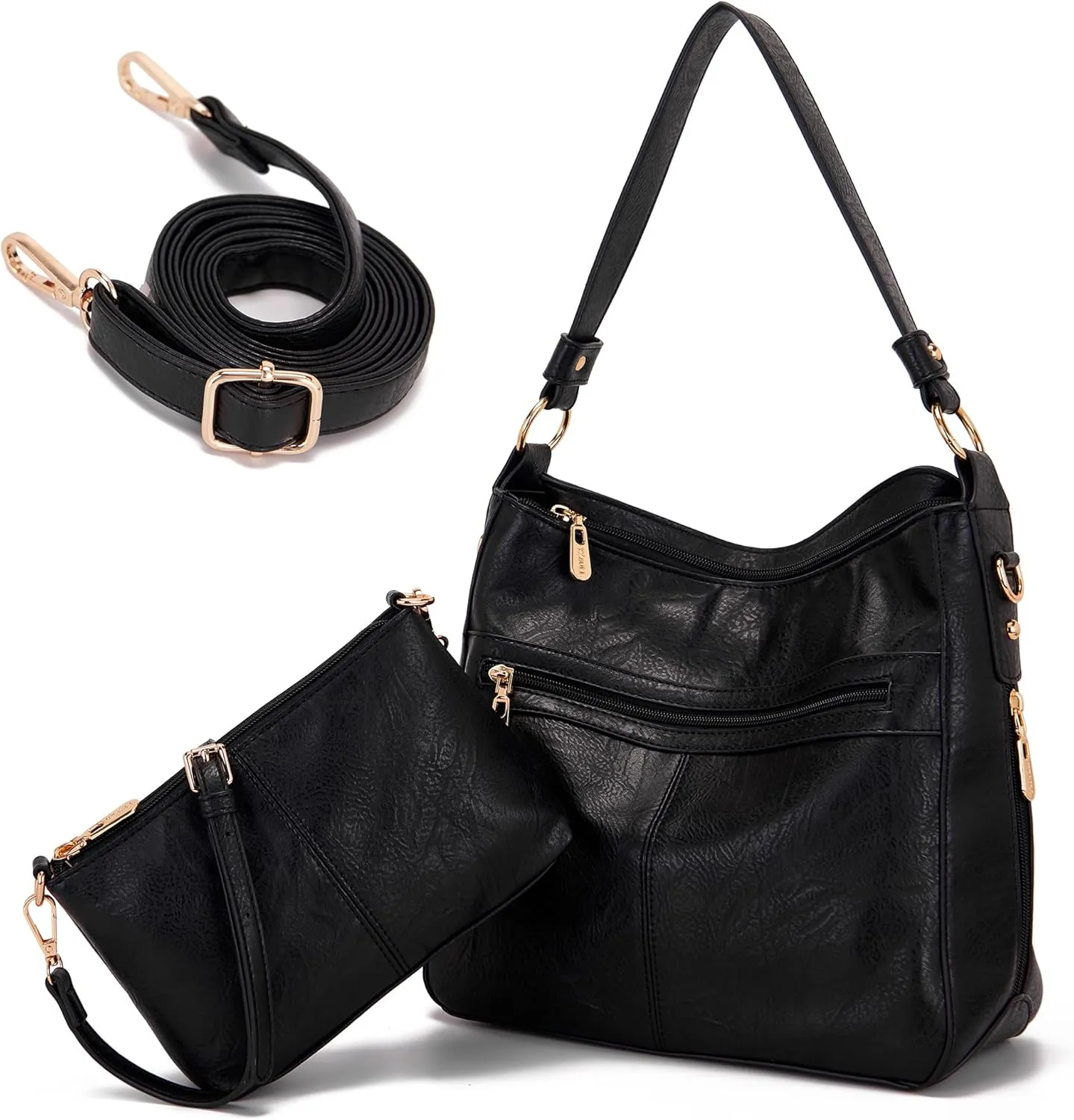 Women Large Crossbody Bags Ladies Satchel Shoulder Handbags Purse and Wallet Set for Women Totes Hobo Purses