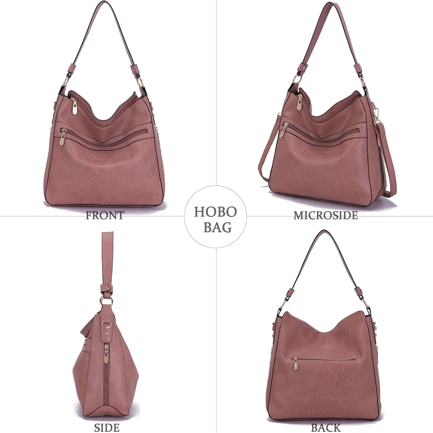 Women Large Crossbody Bags Ladies Satchel Shoulder Handbags Purse and Wallet Set for Women Totes Hobo Purses