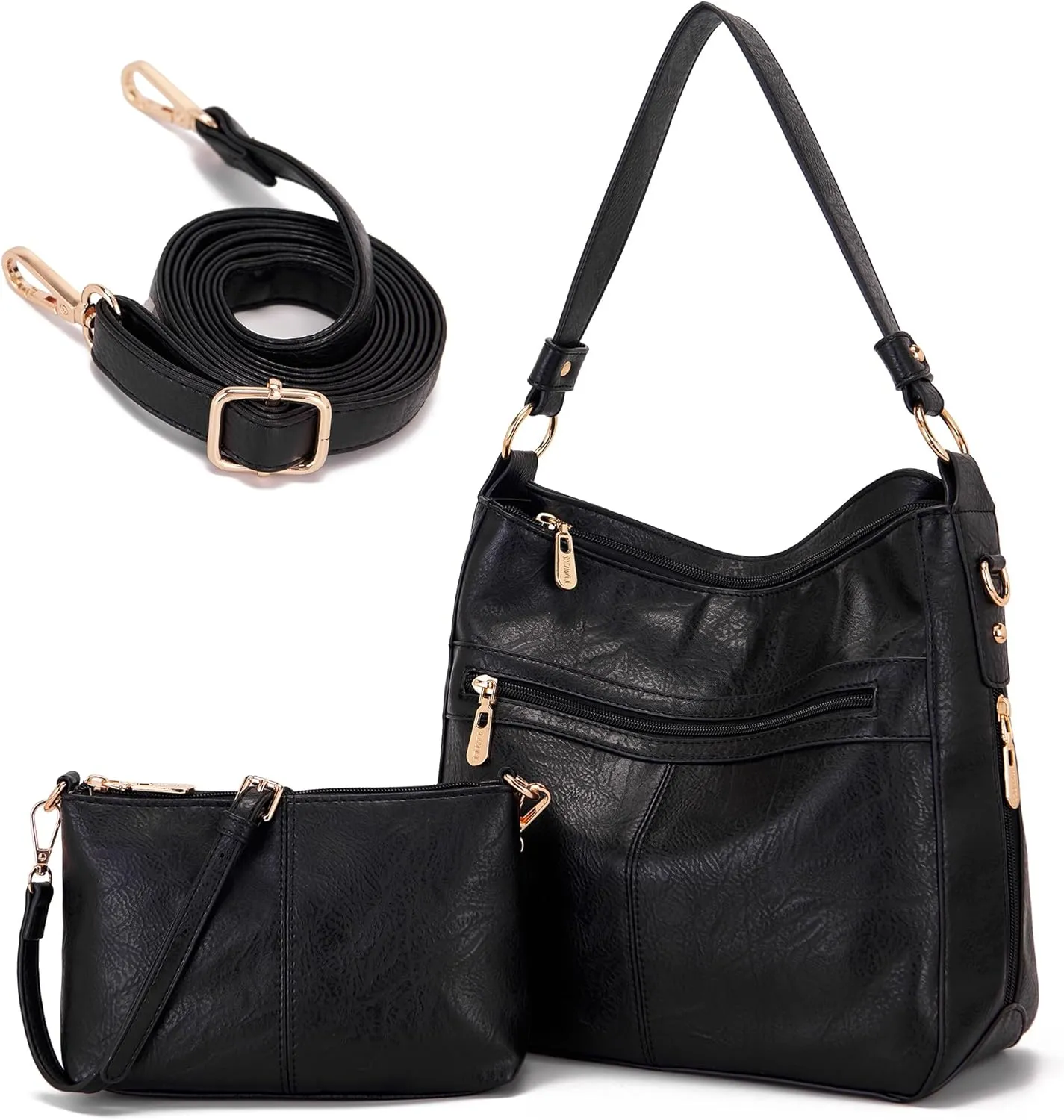 Women Large Crossbody Bags Ladies Satchel Shoulder Handbags Purse and Wallet Set for Women Totes Hobo Purses