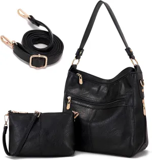 Women Large Crossbody Bags Ladies Satchel Shoulder Handbags Purse and Wallet Set for Women Totes Hobo Purses