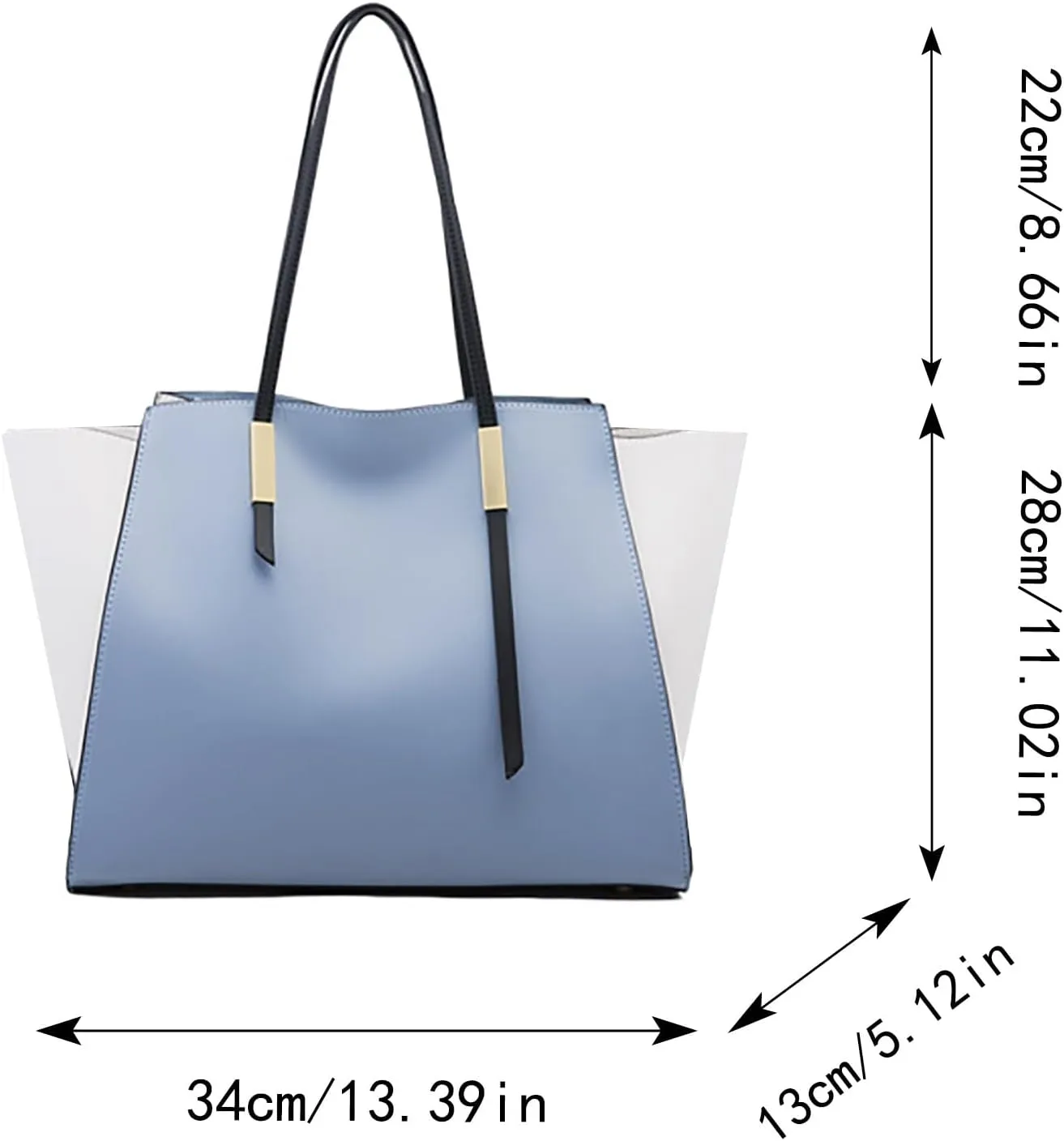 Women Shoulder Handbag Roomy Multiple Pockets Bag Ladies Shoulder Purse Fashion Tote Top Handle (Brown, One Size)