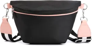 Women Shoulder Sling Bag Nylon Chest Purses Waterproof Lightweight Crossbody Bag