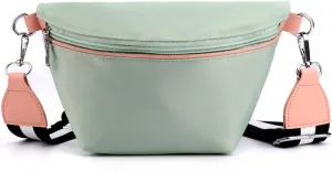 Women Shoulder Sling Bag Nylon Chest Purses Waterproof Lightweight Crossbody Bag
