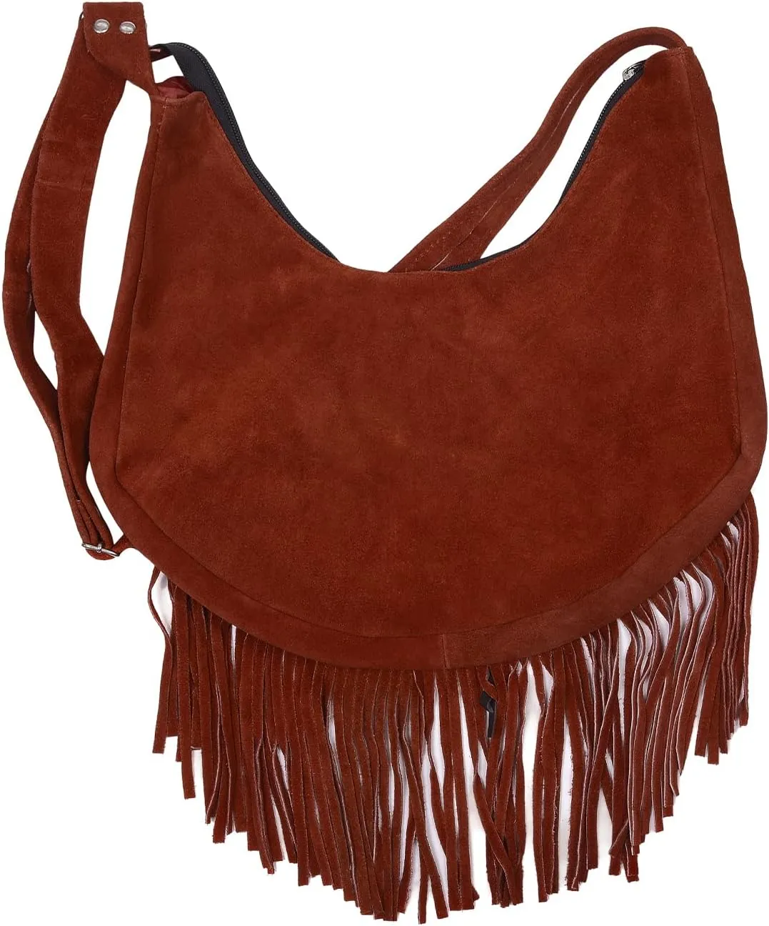 Women Western Fringe Purse with Adjustable Straps