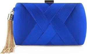 Women's Clutches, Tassel Evening Bags Clutch Purses Cross Body Shoulder Bag for Wedding Prom Night out Party