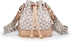 Women's Crossbody Bag PU Leather Shoulder Bag Dumpling Bag With Two Adjustable Shoulder Straps
