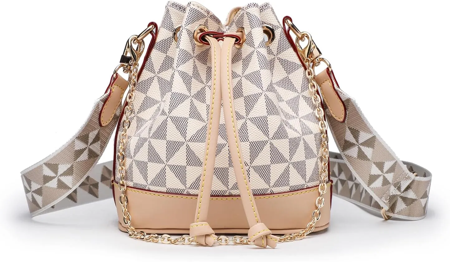 Women's Crossbody Bag PU Leather Shoulder Bag Dumpling Bag With Two Adjustable Shoulder Straps