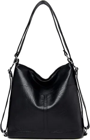 Women’s Leather Shoulder Handbags Hobo Totes Top Handle Bag Satchel and Purse for Ladies
