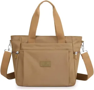 Women's Nylon Handbags Shoulder Bags Ladies Casual Top Handle Handbag Shopper Tote Purse
