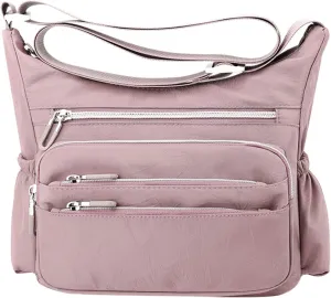Womens Pocket Casual Crossbody Bag Ladies Shoulder Messenger Bags Handbag For Daily Use Travel Mens (PK1, One Size)