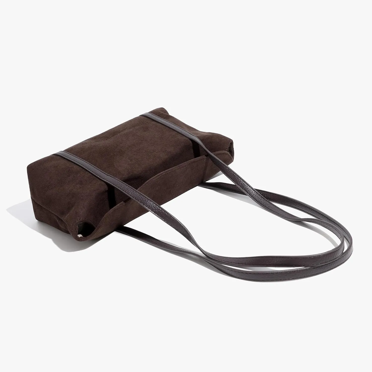 Women's Slouchy East West Hobo Suede Shoulder Bag