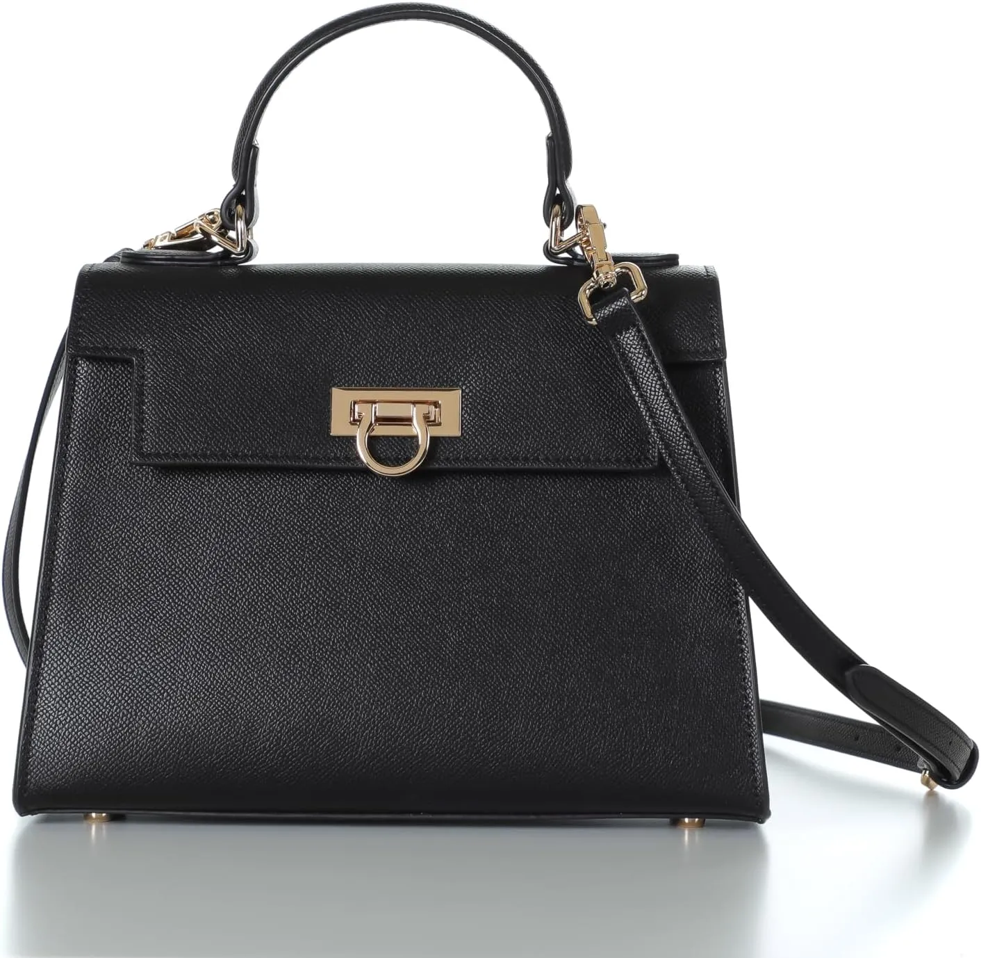 Women’s Top-Handle Handbags – Luxury Crossbody Purse Shoulder Bag for Women – Leather Handbag, Detachable Strap