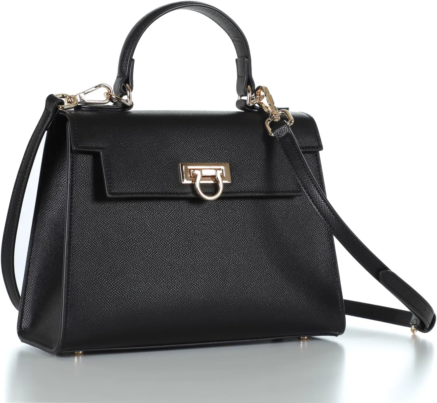 Women’s Top-Handle Handbags – Luxury Crossbody Purse Shoulder Bag for Women – Leather Handbag, Detachable Strap