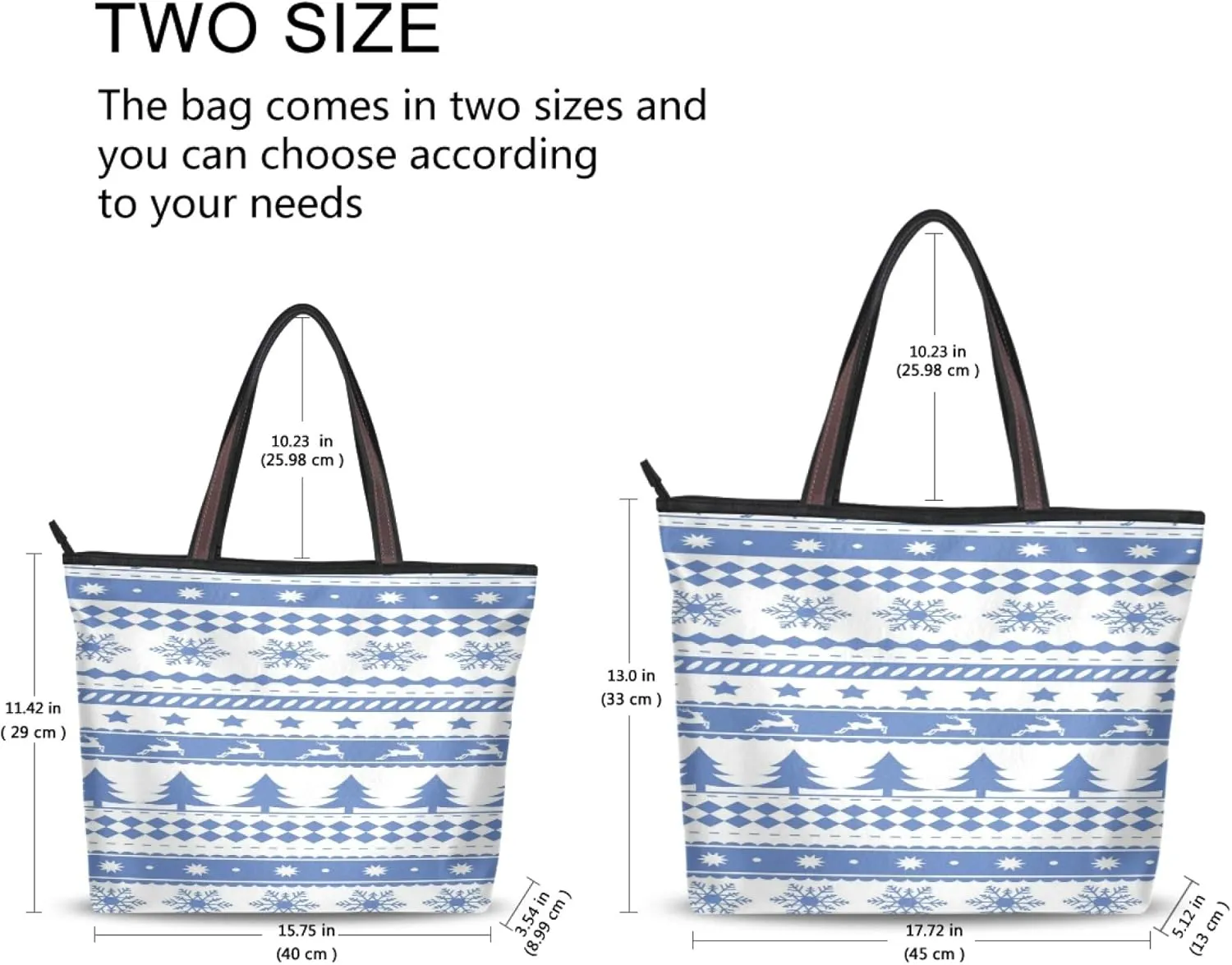 Womens Tote Handbags Black White Cat Tote Bag with Zipper Ladies Tote Shoulder bag