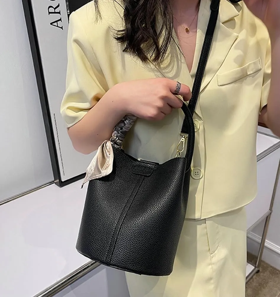 Women's Versatile Bucket Bag - Convertible Crossbody, Handbag, Tote, & Shoulder Bag for Everyday Use
