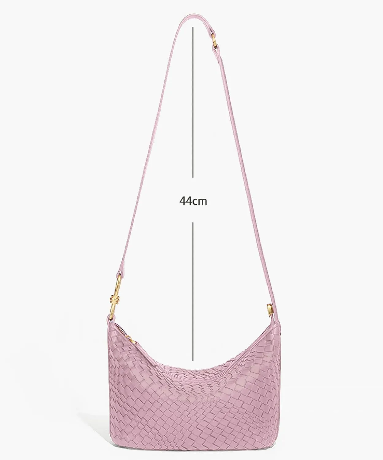 Woven Bag, Premium Leather with Adjustable Straps, Spacious & Organized. Versatile Crossbody, Shoulder Bag