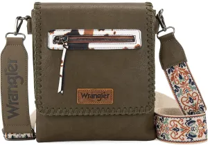 Wrangler Crossbody Bags for Women Vintage Hand Woven Shoulder Purse