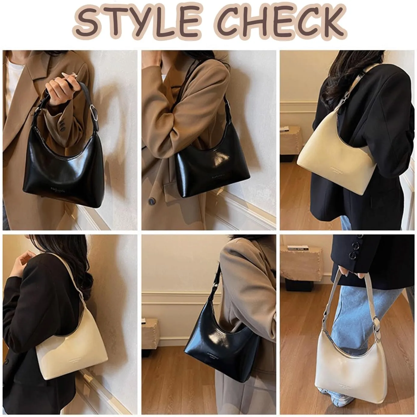Y2k Purse Cute Curved Hobo Shoulder Bag 2000s Vintage Crescent Handbag Going Out Street Girly Trending Purses Women 2025