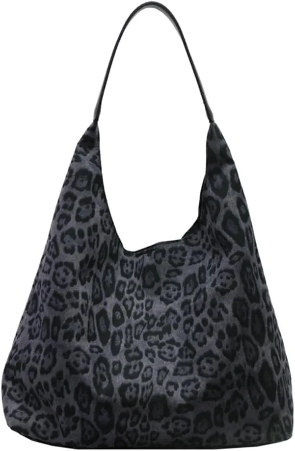 YFGBCX Leopard Tote Bag for Women Cheetah Purse Brown Vintage Hobo Bag Large Capacity Work Tote Bag