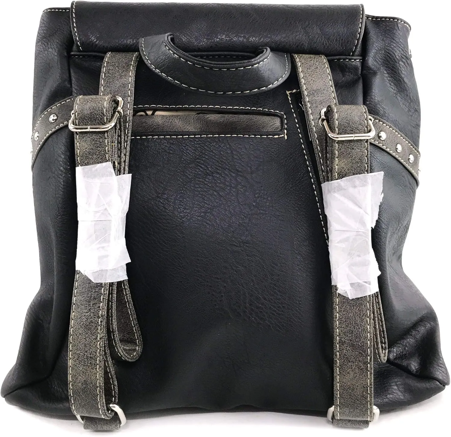 Zelris Western Country Cross Chevron Design Square Conceal Carry Rucksack Backpack with Matching Wallet Set