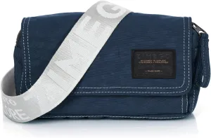 ZIMEGO Unisex Mini Crossbody Sling Bag and Waist Fanny Pack – Everyday Travel Purse, Navy