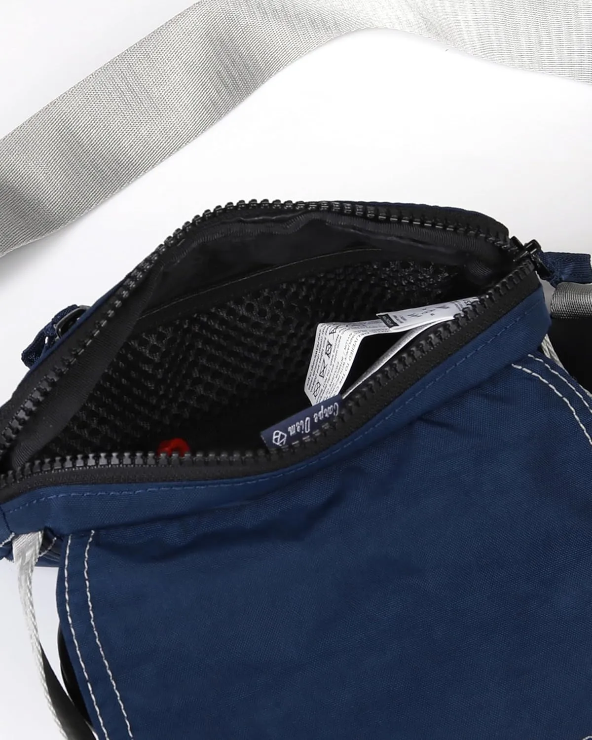 ZIMEGO Unisex Mini Crossbody Sling Bag and Waist Fanny Pack – Everyday Travel Purse, Navy