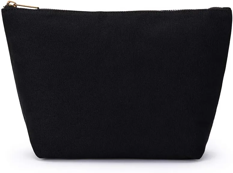 Zipper Closure Insert Purse Organizer Bag In Bag Tote Insert Organizer Tote Shaper (Black)