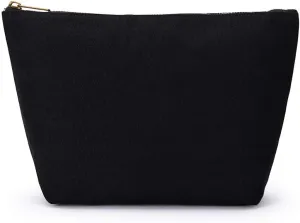 Zipper Closure Insert Purse Organizer Bag In Bag Tote Insert Organizer Tote Shaper (Black)