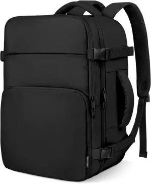 ZOMFELT Travel Backpack for Men, 18.4 inch Laptop Backpack with Wet Pocket, Large Capacity Long Distance Travel Bag Casual Daypack for School Weekender Trip, XXL, Black